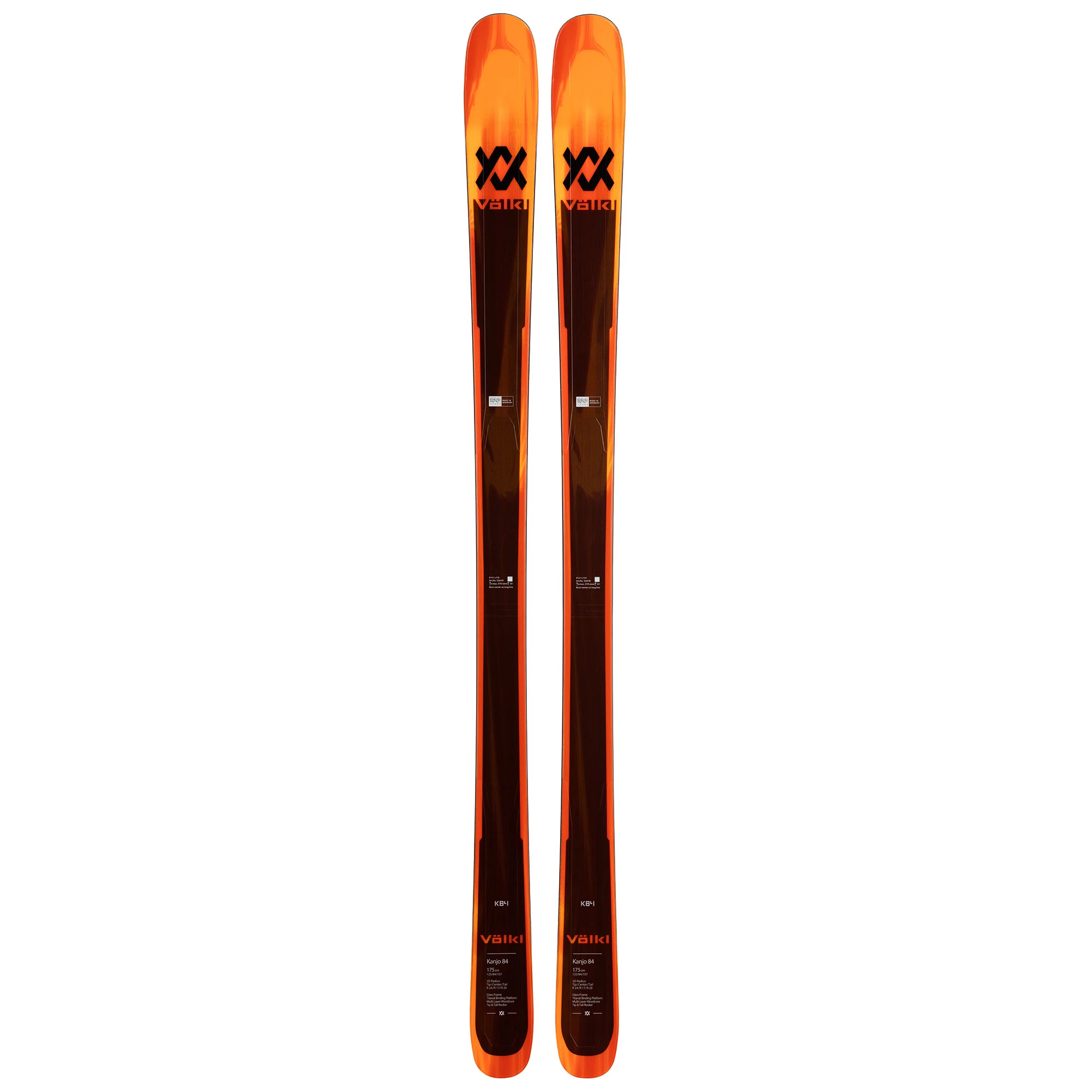 Volkl Mens Kanjo 84 Skis 23