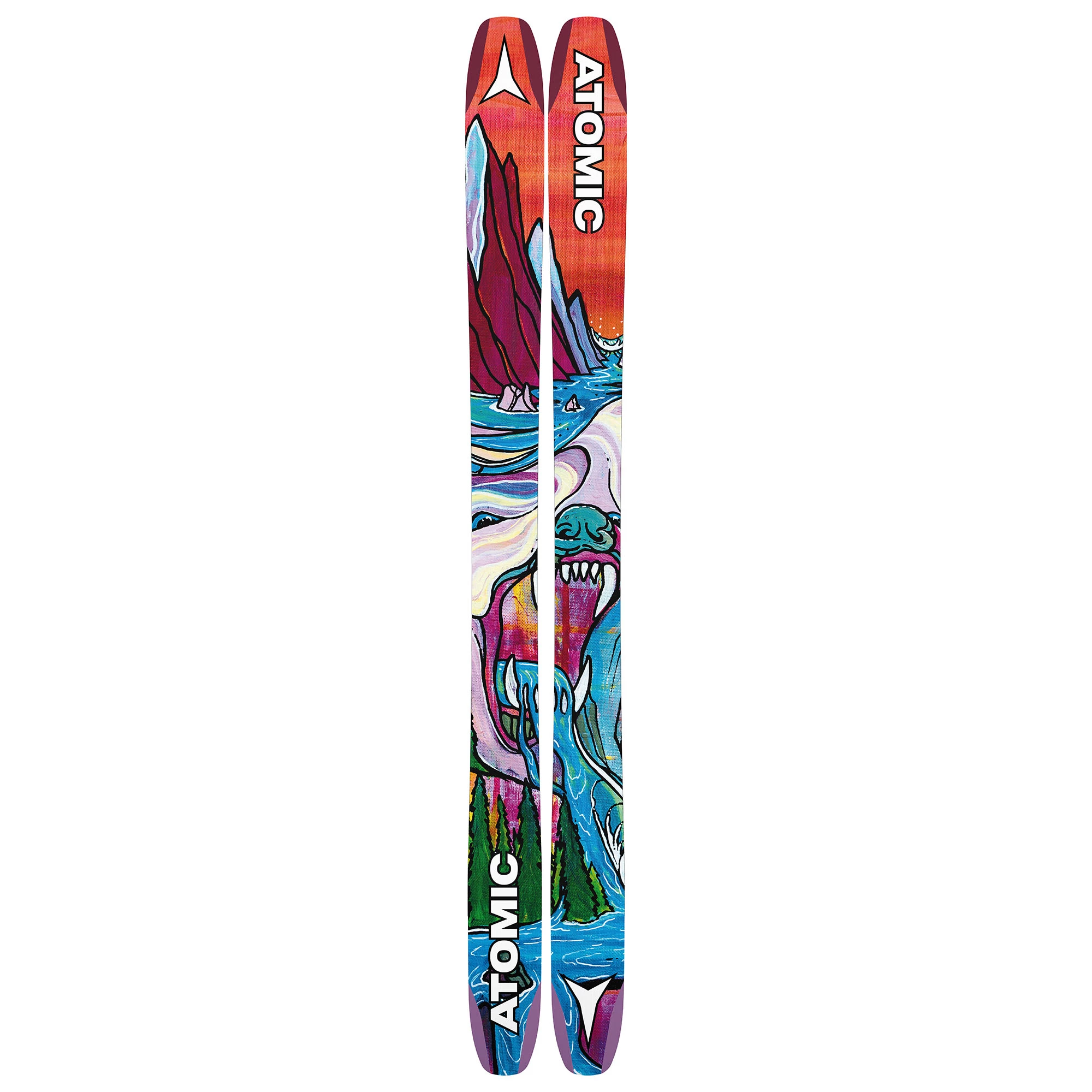 Atomic Mens Bent 110 Skis 23 - Image 2