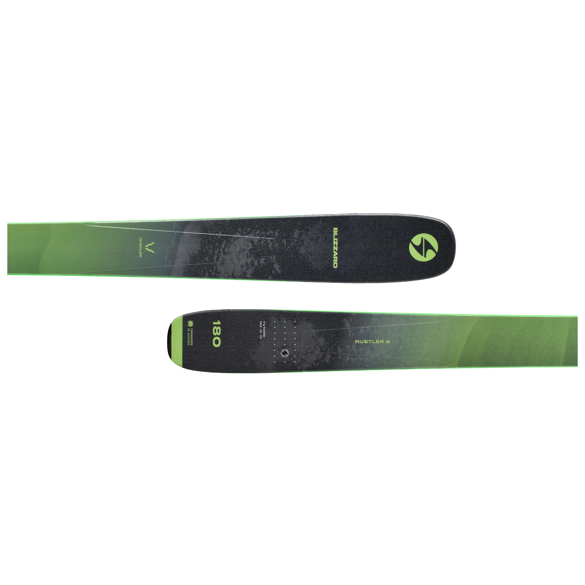 Blizzard Mens Rustler 9 Skis 23 - Image 3